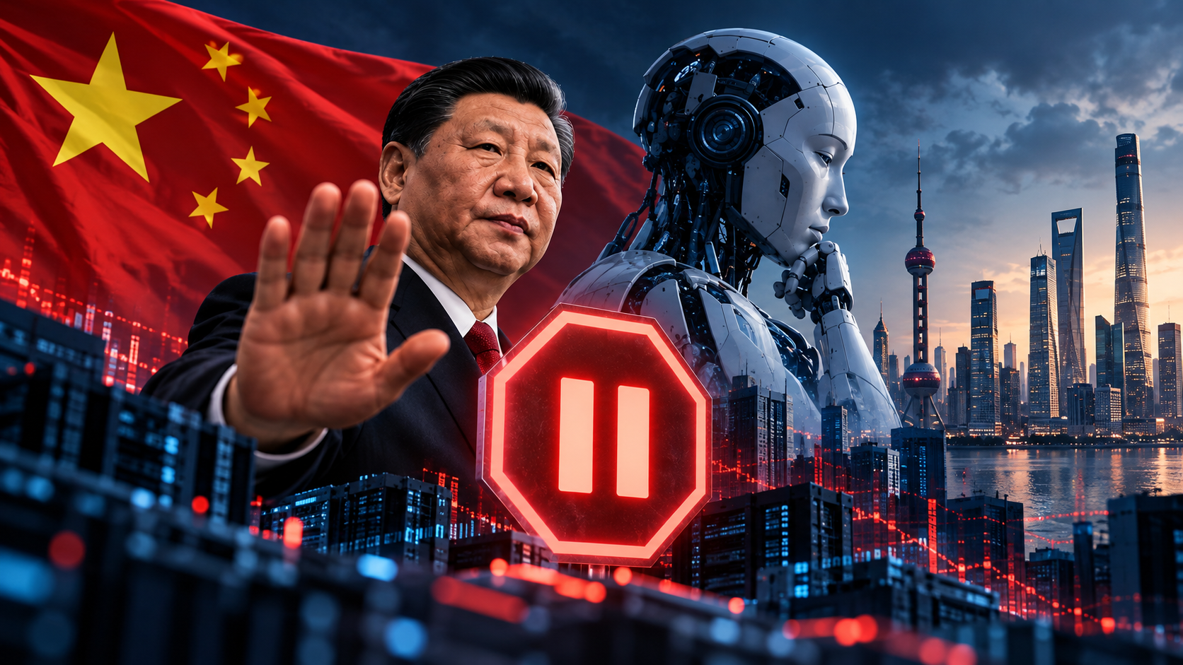 Quand même la Chine appelle à ralentir sur l’IA